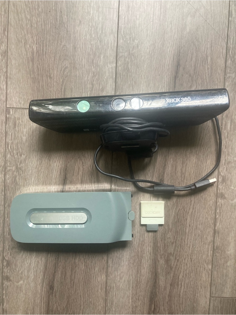 Xbox 360 parts a 120GB Hard Drive a Memory Card & Camera Untested As-Is